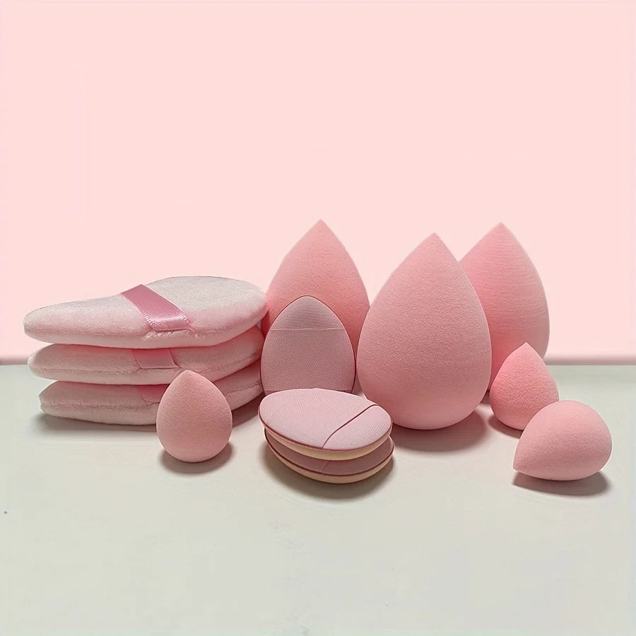 12PCS Makeup Tool Kit: Soft Sponges for Base, Corner, and Setting Makeup - ChoppedShop