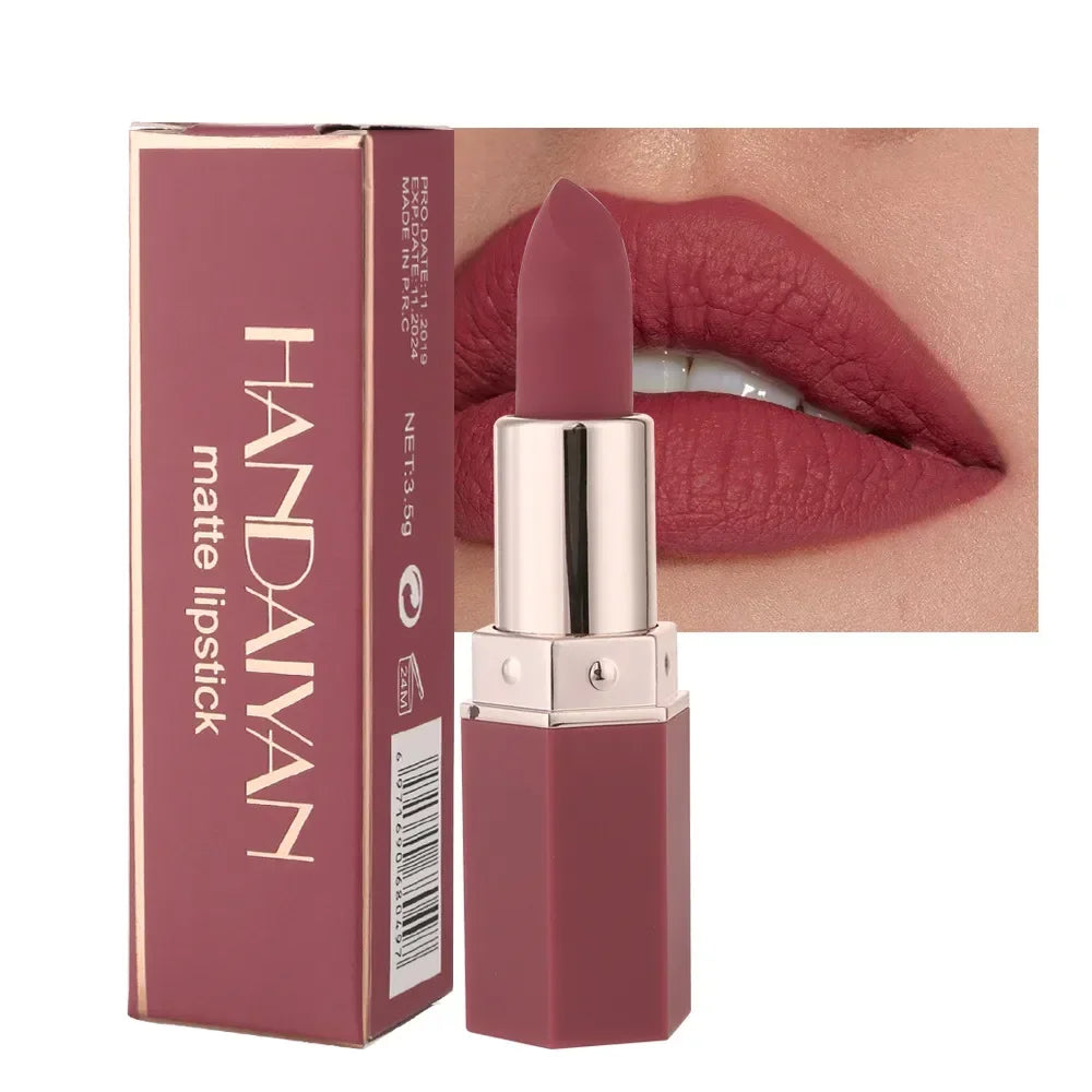 6 Colors Matte Lipstick Beauty Lip Gloss Balm - ChoppedShop